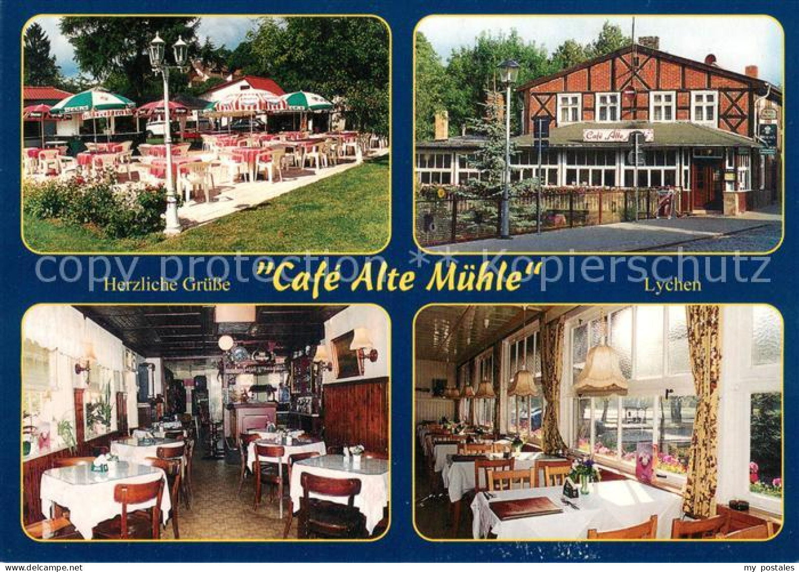 73648315 Lychen Cafe Alte Muehle Terrasse Gastraeume Lychen - Lychen