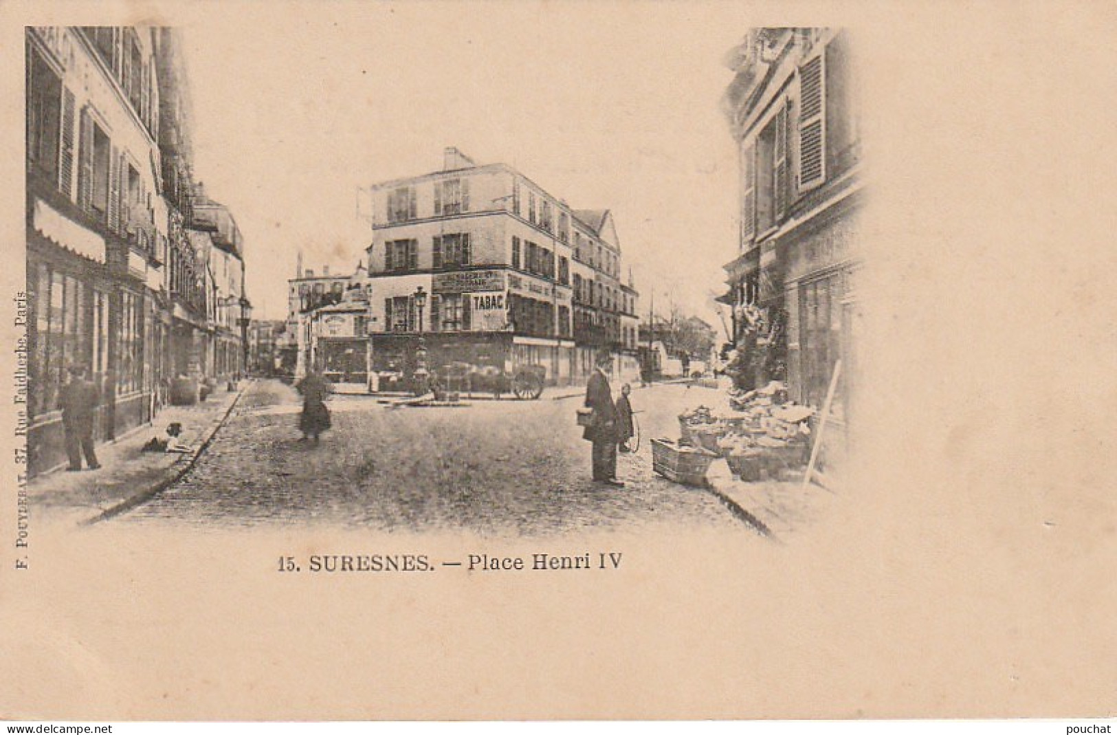 AA+ 120-(92) SURESNES - PLACE HENRI IV - ANIMATION - COMMERCES - Suresnes