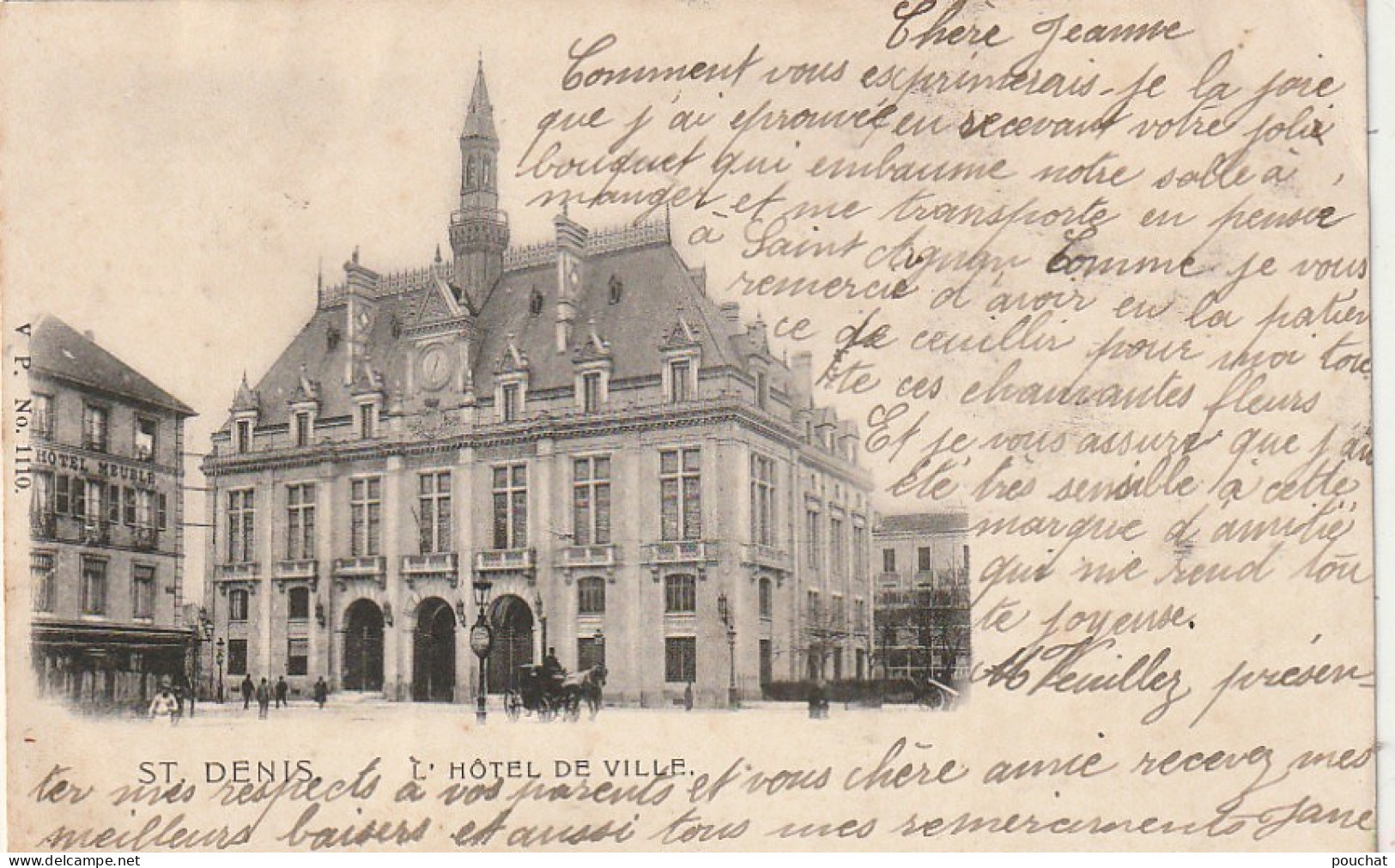 AA+ 121-(93) ST DENIS - L'HOTEL DE VILLE - Saint Denis