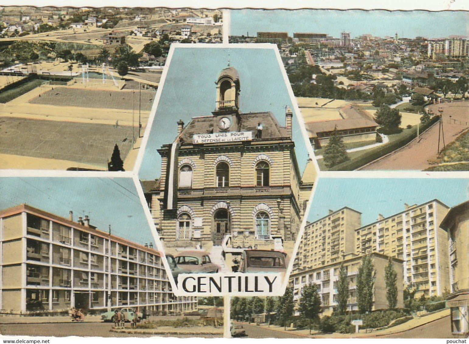 AA+ 122-(94) GENTILLY - CARTE MULTIVUES  - Gentilly