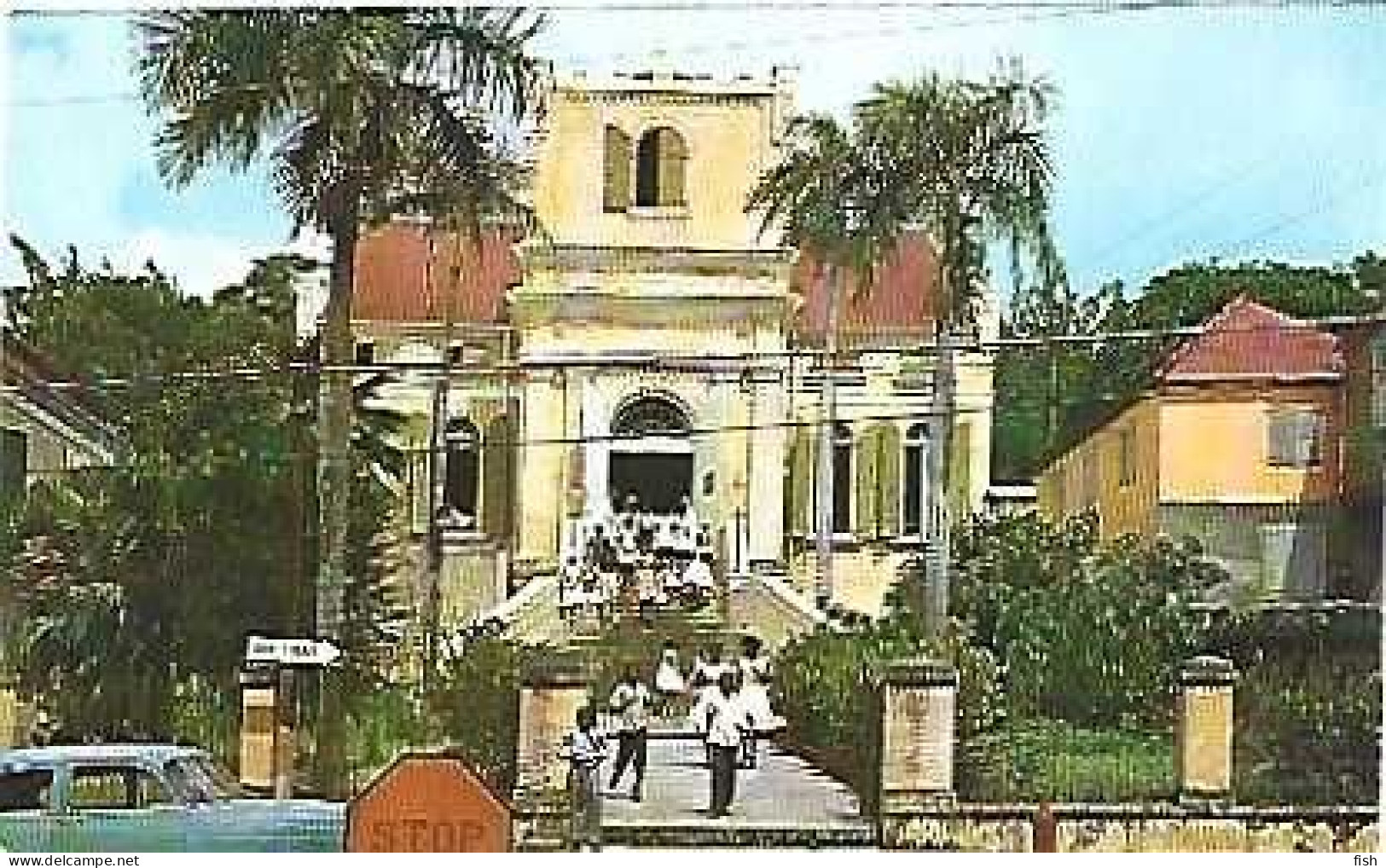 Virgin Islands ** & The Frederik Evangelical Lutheran Church, Ed. Plastichrome (8887) - Schools