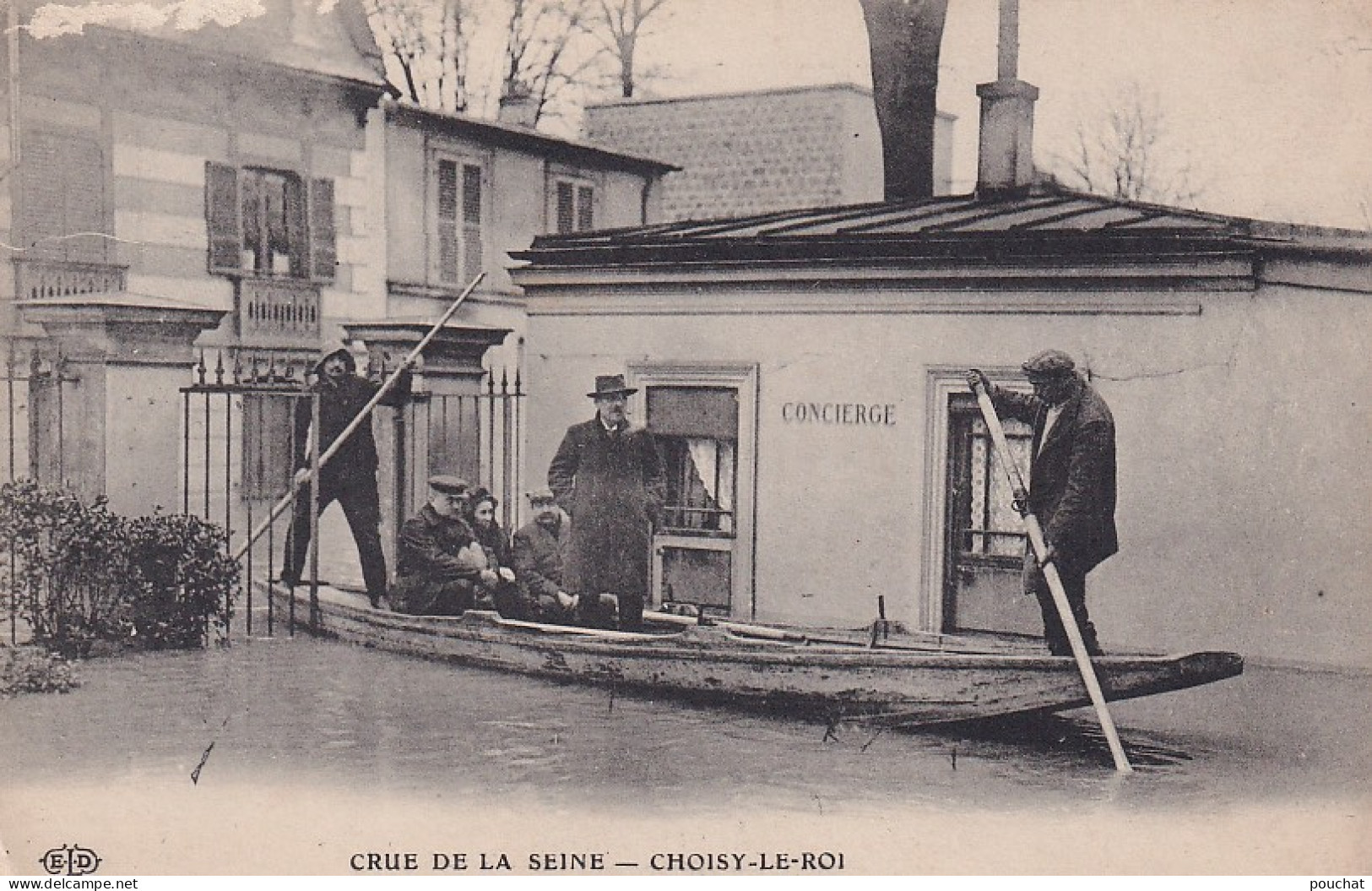 AA+ 122-(94) CRUE DE LA SEINE - CHOISY LE ROI - PASSEUR - Choisy Le Roi