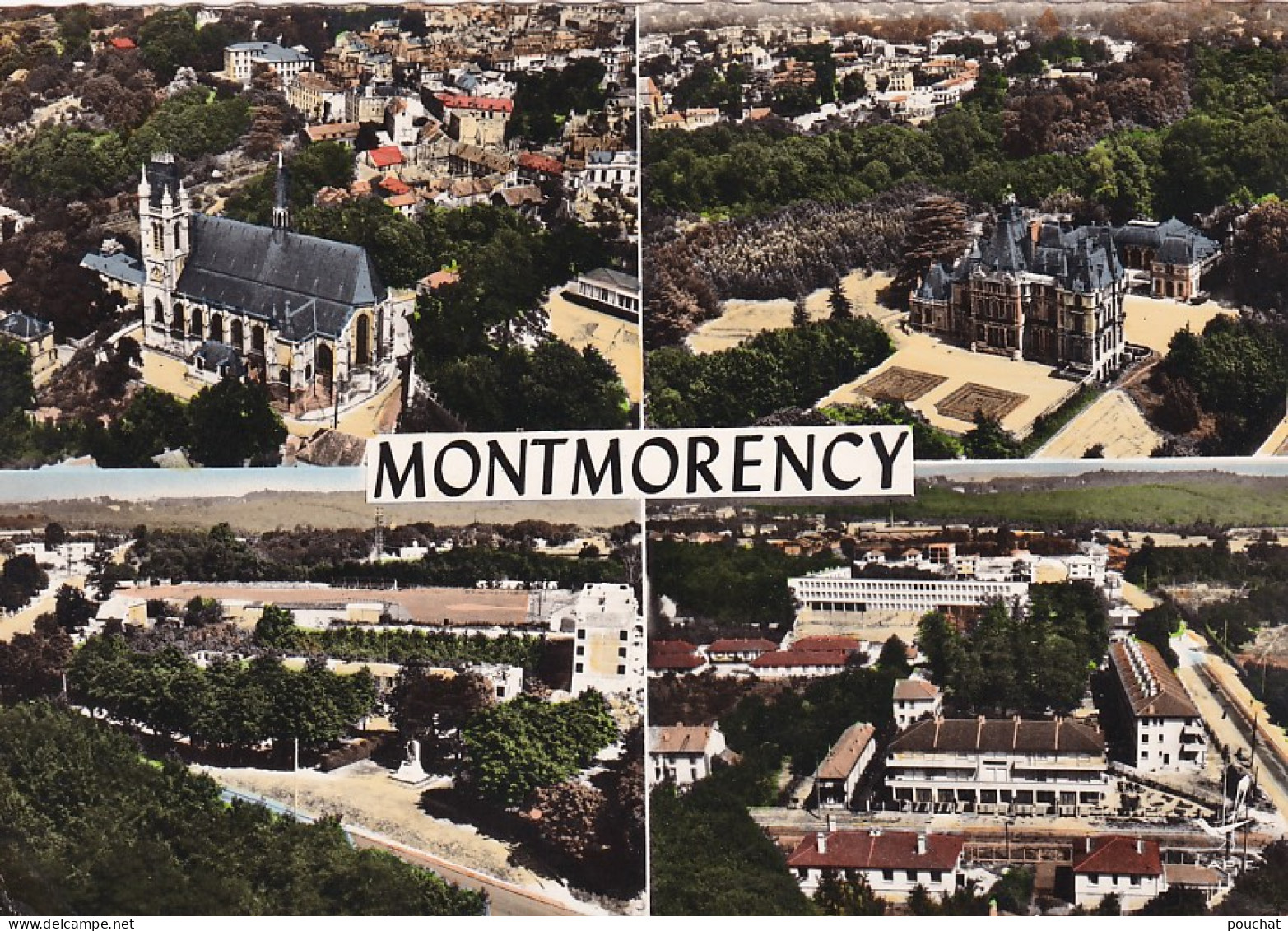 AA+ 123-(95) MONTMORENCY - CARTE MULTIVUES AERIENNES - Montmorency