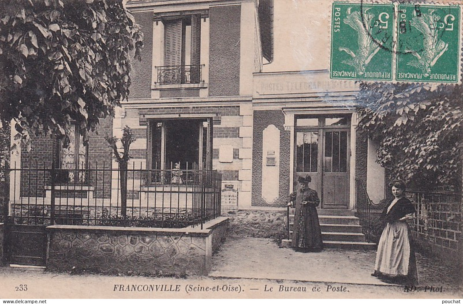 AA+ 123-(95) FRANCONVILLE - LE BUREAU DE POSTE - ANIMATION - Franconville