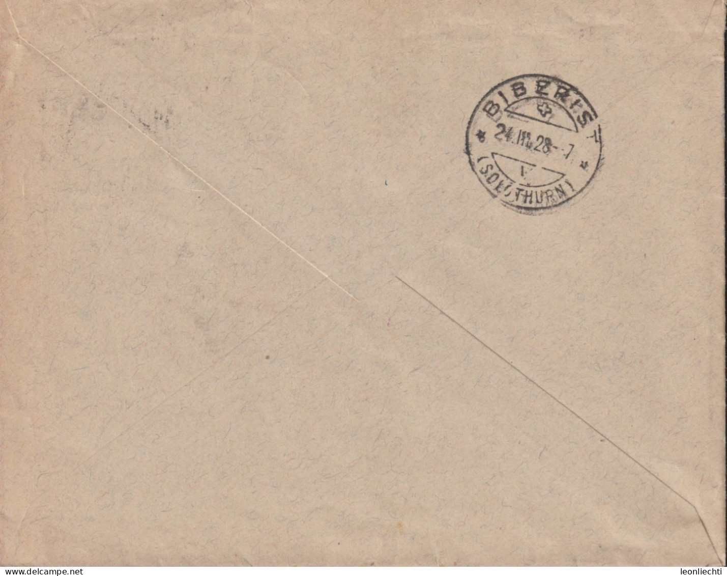 1925 Schweiz, Brief  Zum:CH 174,Mi:CH 206xTell,  Joh. Frischmann, Rohrschach - Covers & Documents