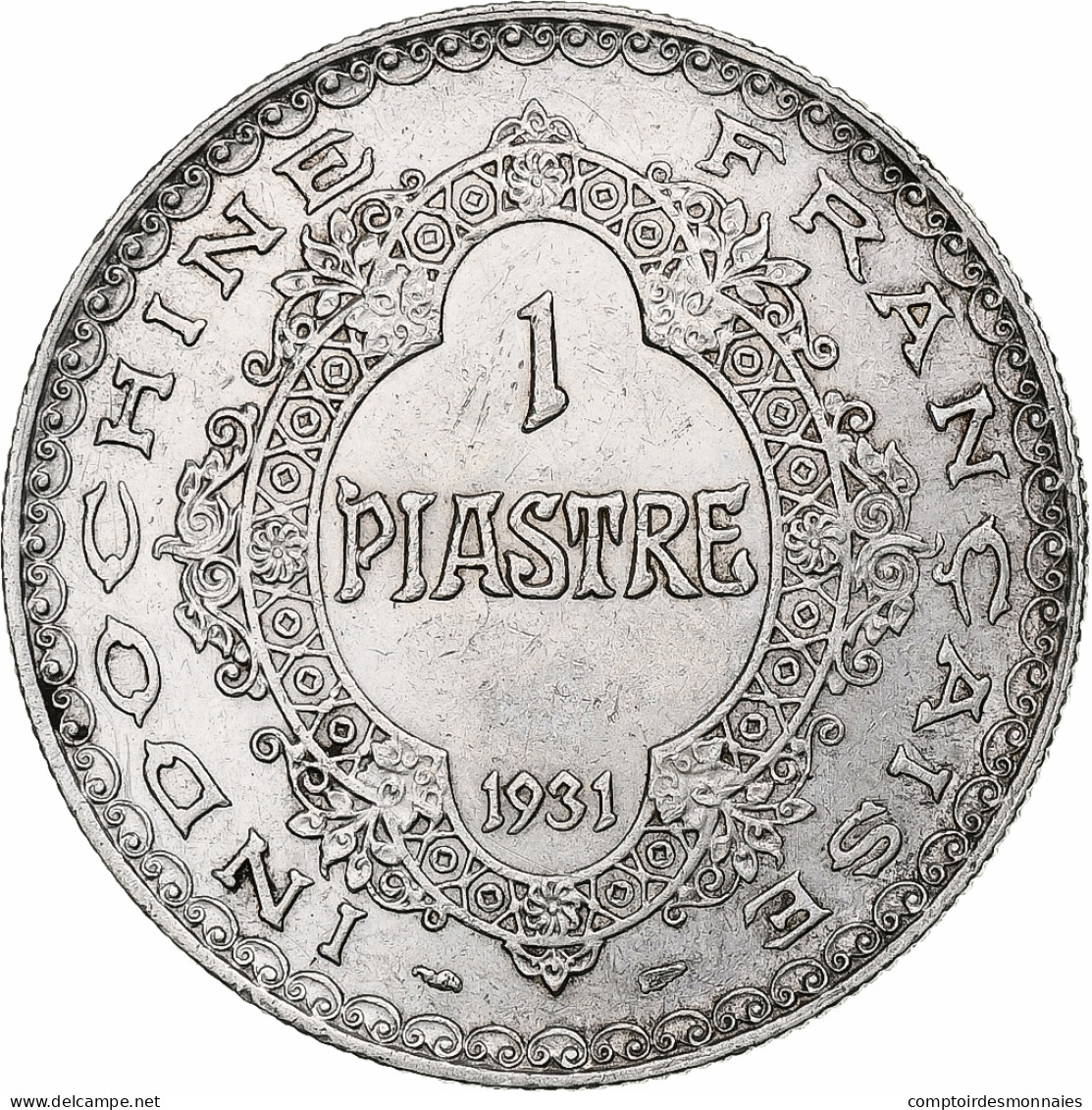Indochine Française, Piastre, 1931, Paris, Argent, TTB+, KM:19 - Autres & Non Classés