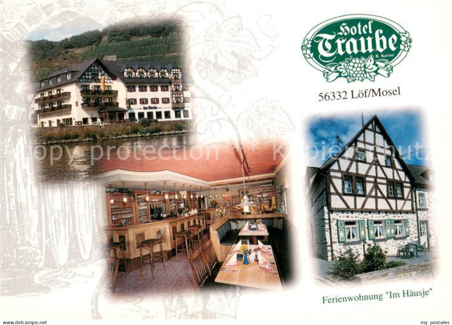 73648121 Loef Mosel Hotel Restaurant Traube Ferienwohnung Im Haeusje Fachwerkhau - Otros & Sin Clasificación