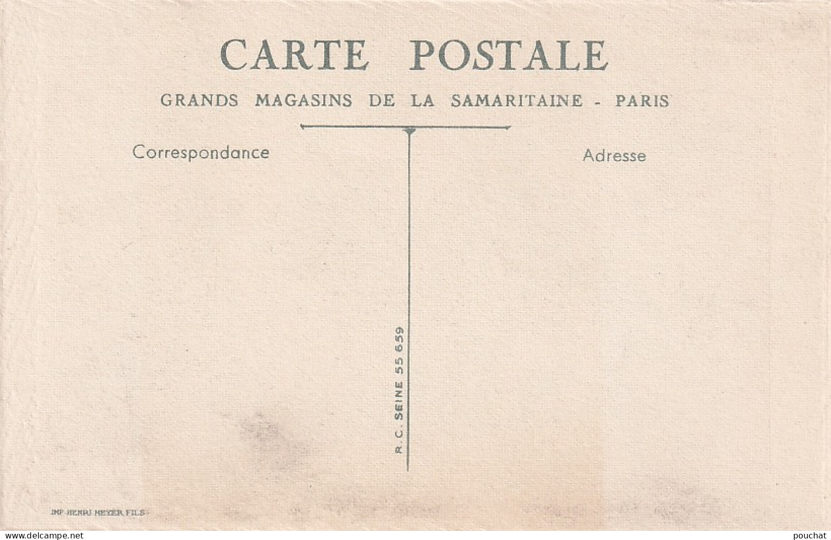 AA+ 126- " PAS PAR LA , Y A UN GROS CHIEN " - ENFANT AVEC CHIEN BERGER ET YORKSHIRE - ILL. G. BOURET - PUB. SAMARITAINE - Bouret, Germaine