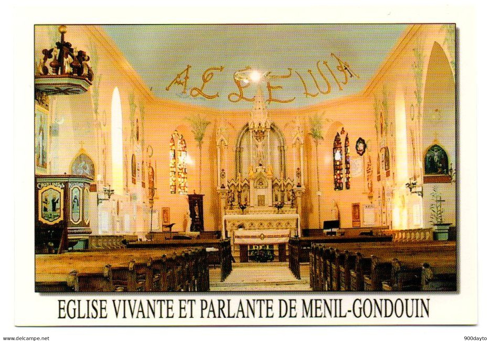 Lot De 5 CP. MENIL-GONDOUIN. Eglise Vivante Et Parlante. - Autres & Non Classés