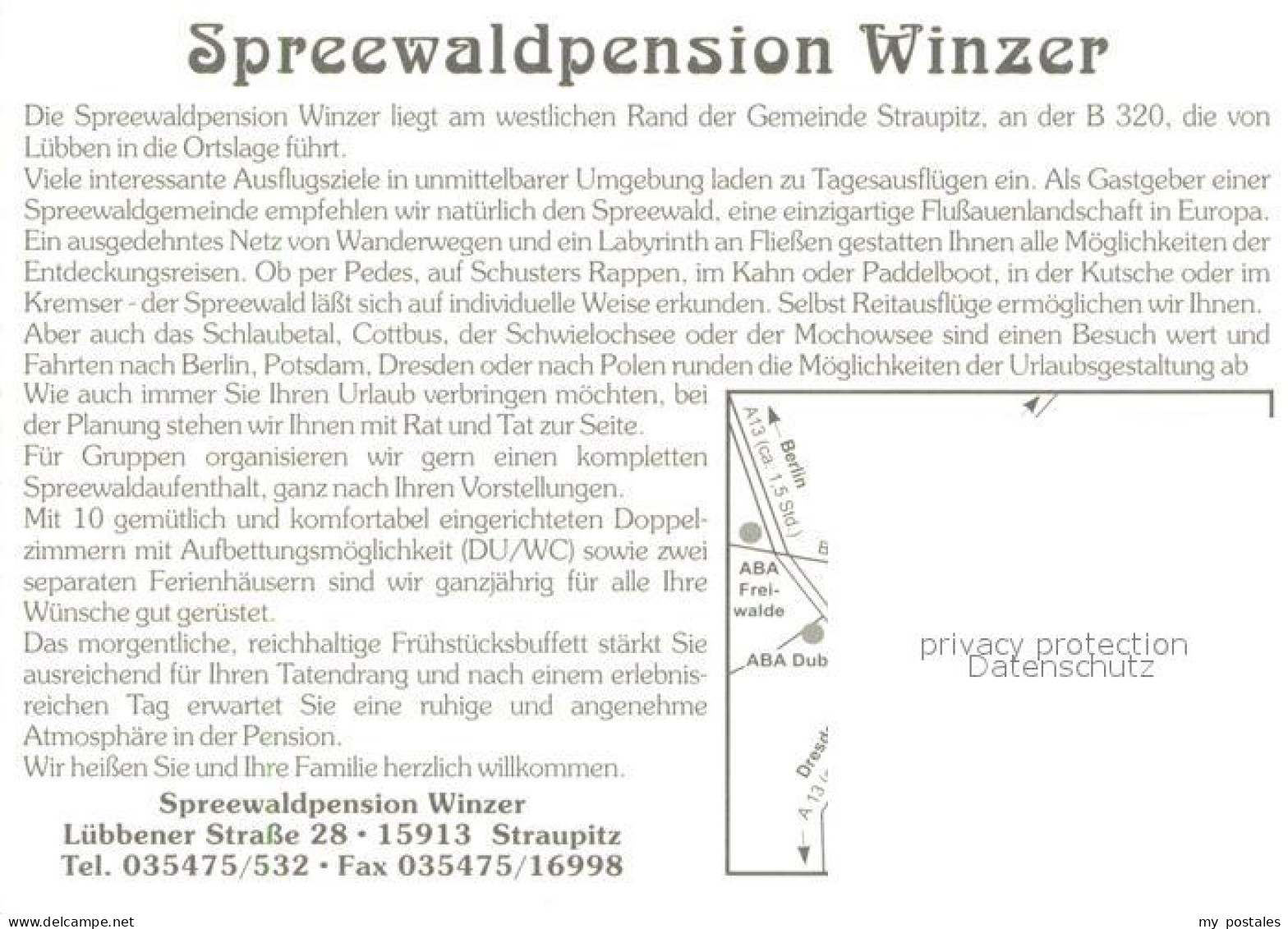 73648045 Straupitz Spreewaldpension Winzer Straupitz - Straupitz