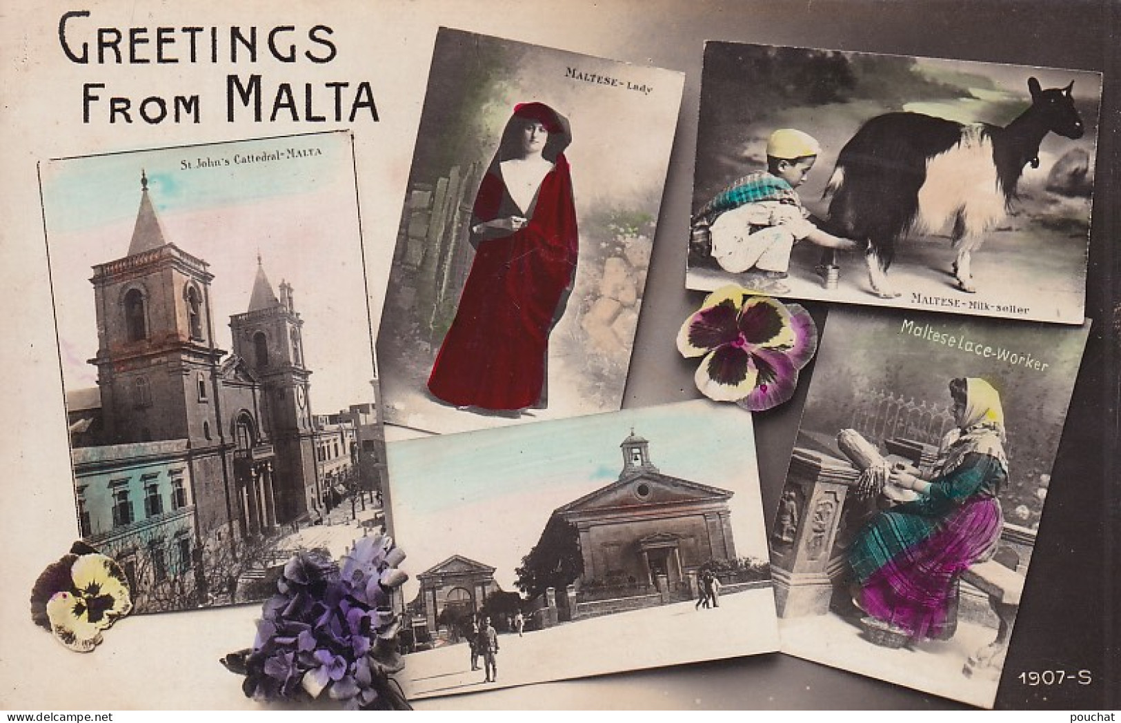 AA+ 128- GREETINGS FROM MALTA - MALTE - CARTE MULTIVUES - CARTE COULEURS - Malta