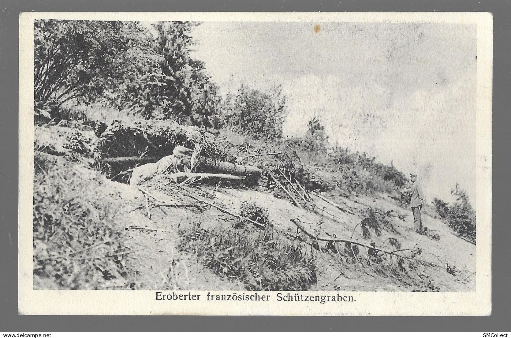 Eroberter Französischer Schützengraben (Tranchée Française Capturée) - (13691) - Weltkrieg 1914-18