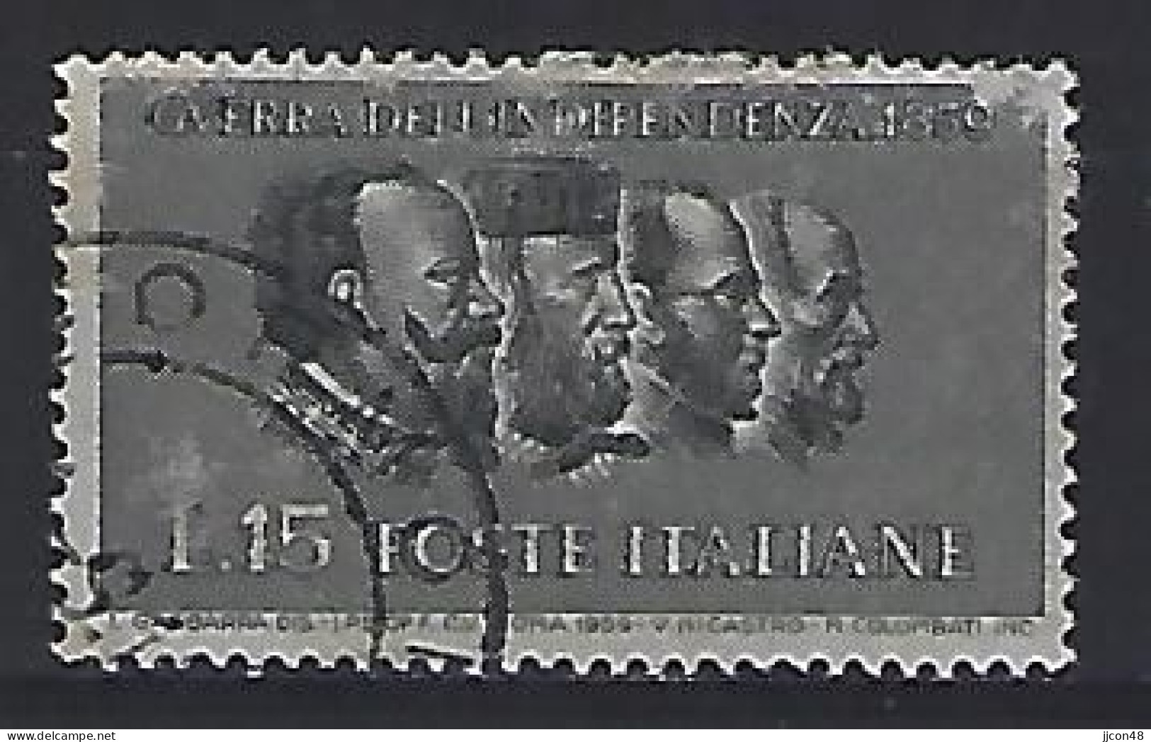 Italy 1959  100 Jahrestag Des Einigungskrieges  (o) Mi.1044 - 1946-60: Oblitérés