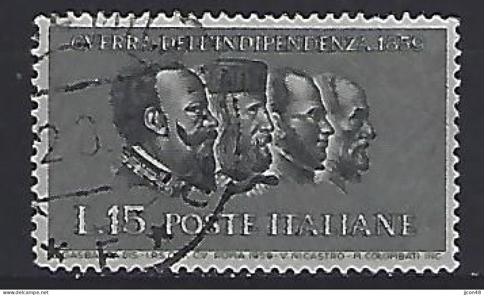 Italy 1959  100 Jahrestag Des Einigungskrieges  (o) Mi.1044 - 1946-60: Usati