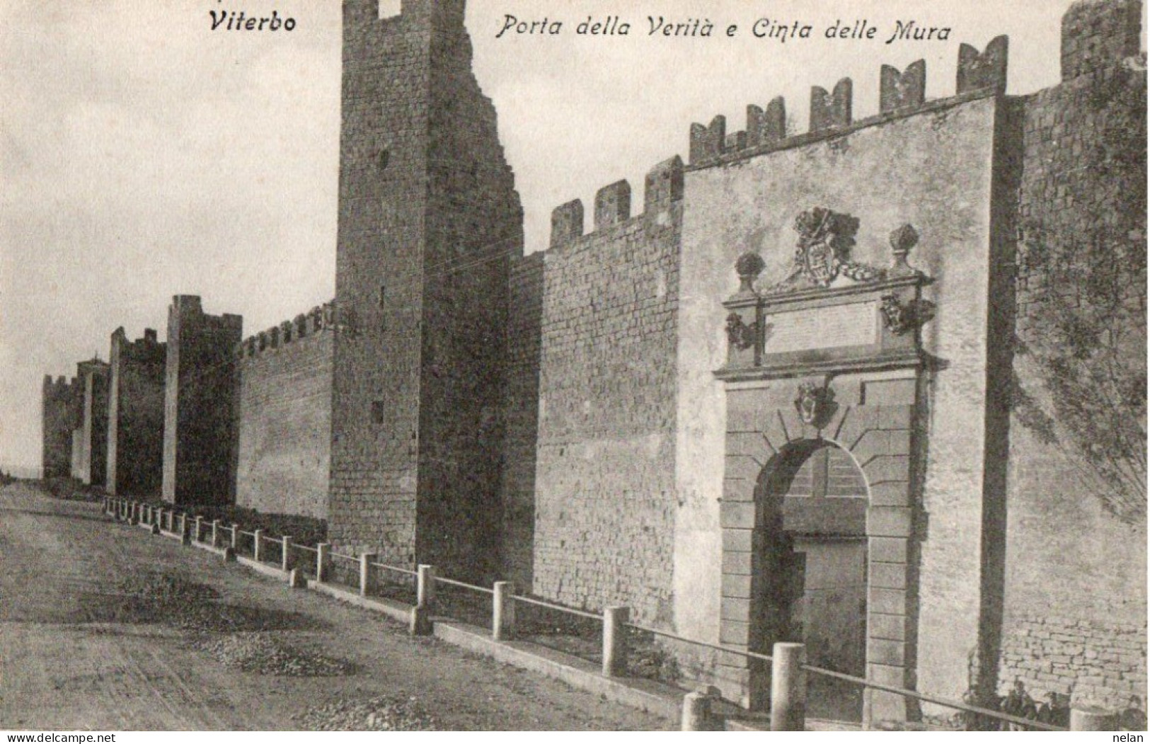 VITERBO - PORTA DELLA VERITA E CINTA DELLE MURA - F.P. - Viterbo