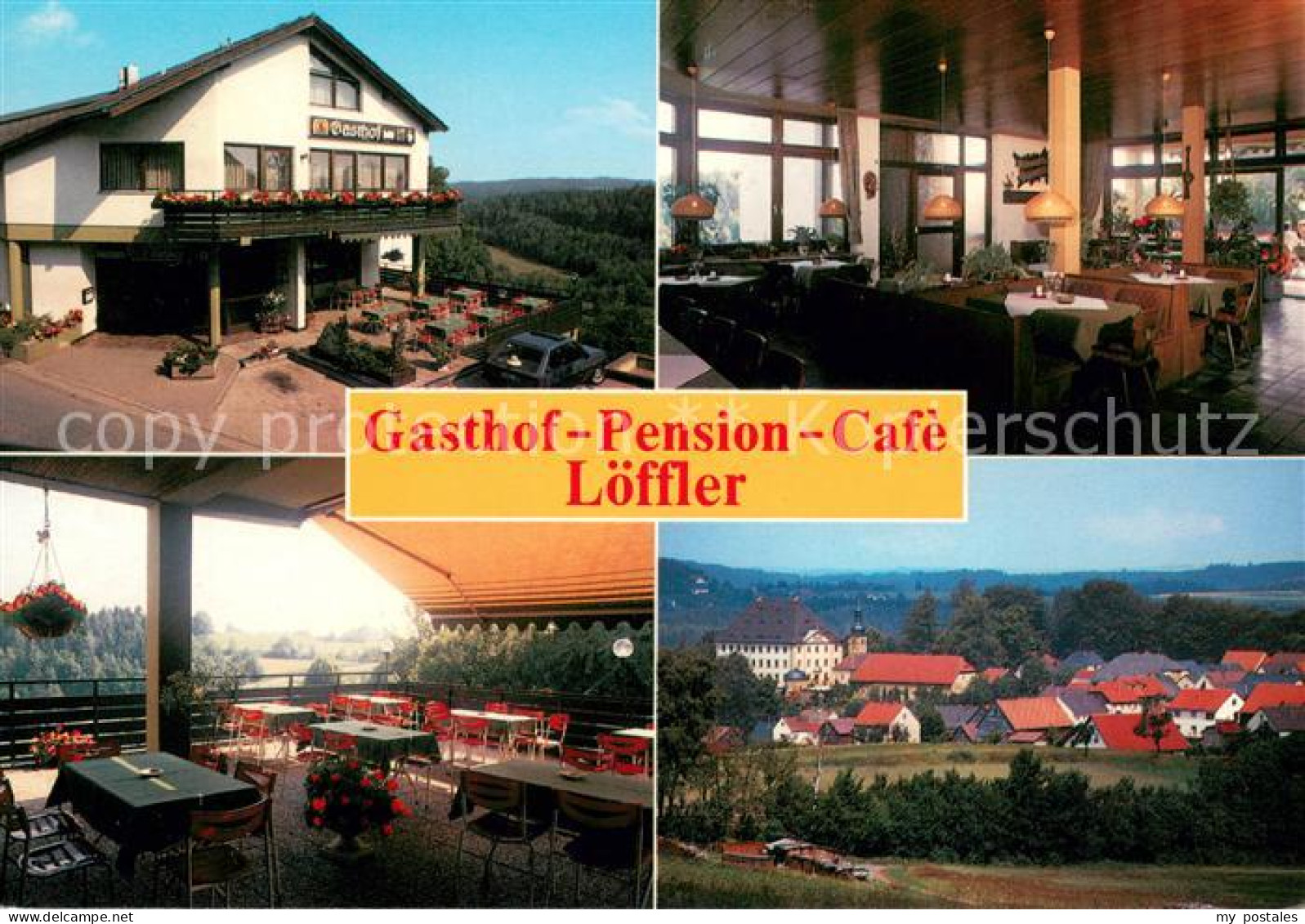 73647966 Trockau Pegnitz Gasthof Pension Cafe Loeffler Gastraeume Panorama  - Pegnitz