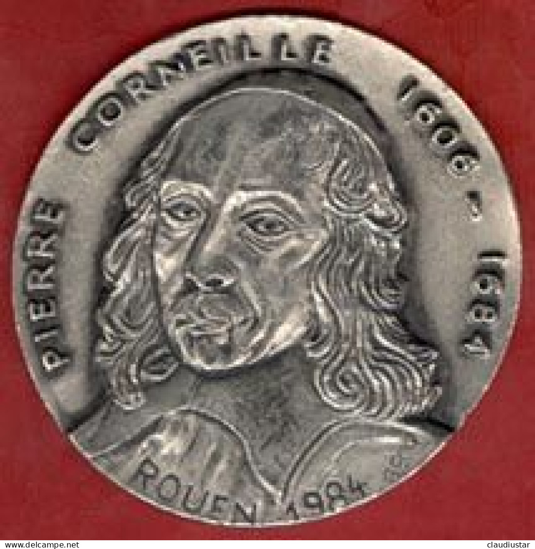 ** MEDAILLE  PIERRE  CORNEILLE  1984  +  LIVRES  1929 ** - Andere & Zonder Classificatie