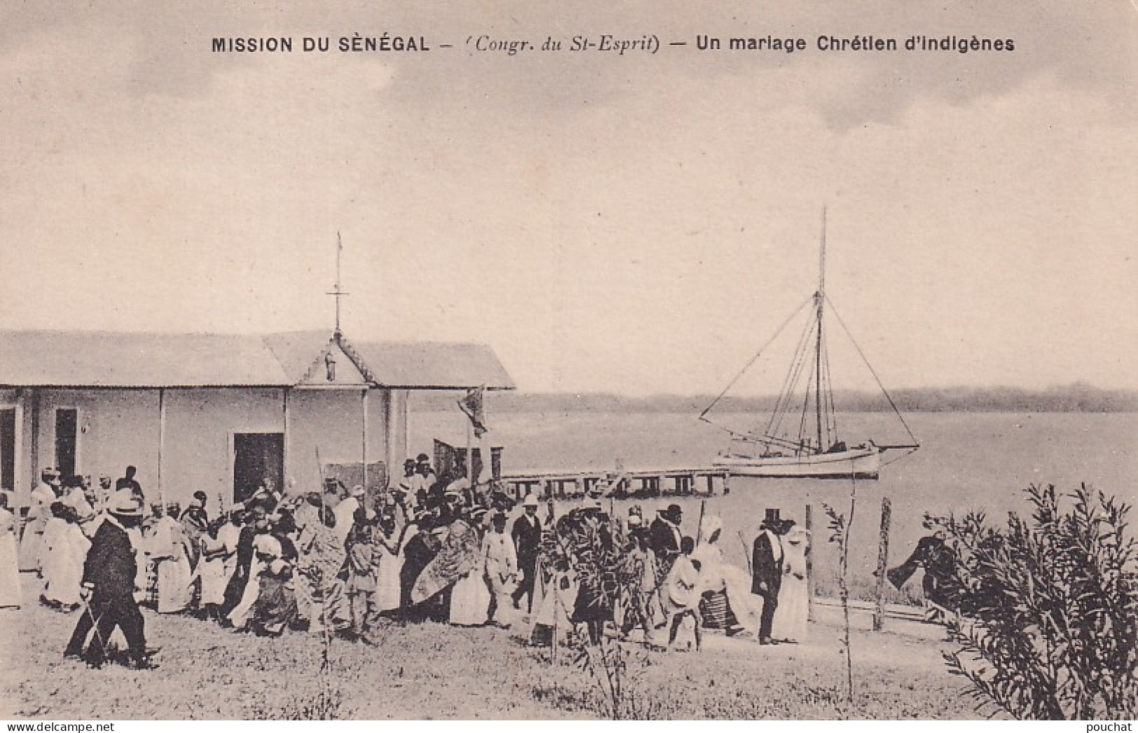 AA+ 131- MISSION DU SENEGAL ( CONGR. DU ST ESPRIT ) - UN MARIAGE CHRETIEN D'INDIGENES - Senegal