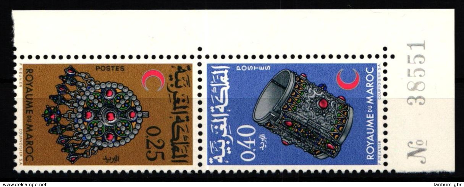 Marokko 620-621 Postfrisch Als Kehrdruckpaar #KX270 - Morocco (1956-...)