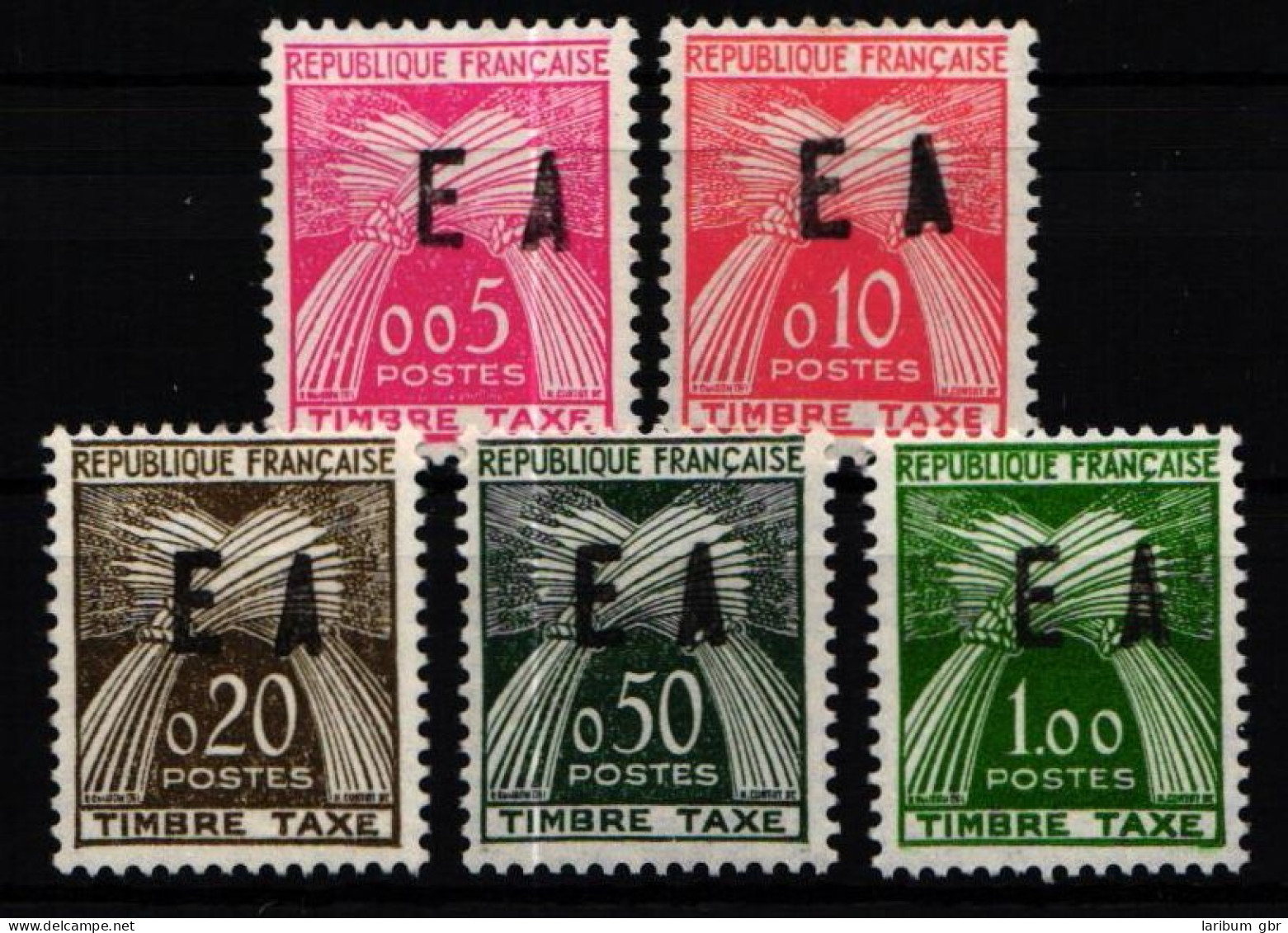 Algerien Portomarken 54-58 Postfrisch #KX236 - Argelia (1962-...)