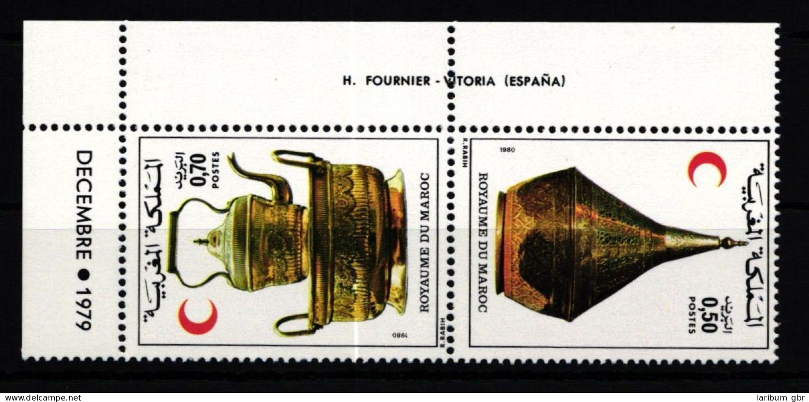 Marokko 922-923 Postfrisch Als Kehrdruckpaar #KX315 - Morocco (1956-...)
