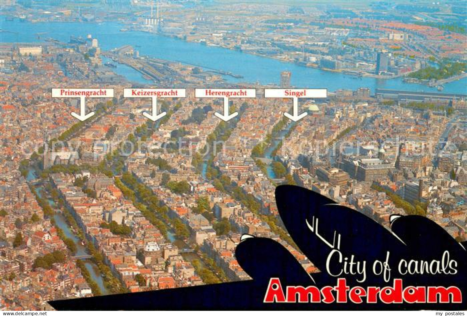 73647866 Amsterdam Niederlande Fliegeraufnahme Der City Amsterdam Niederlande - Sonstige & Ohne Zuordnung