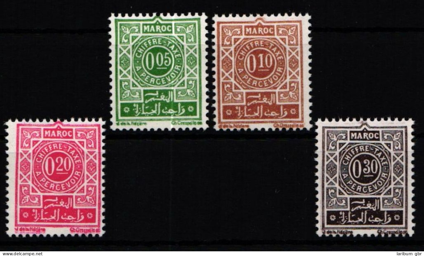 Marokko Portomarken A 29-32 Postfrisch #KX328 - Morocco (1956-...)