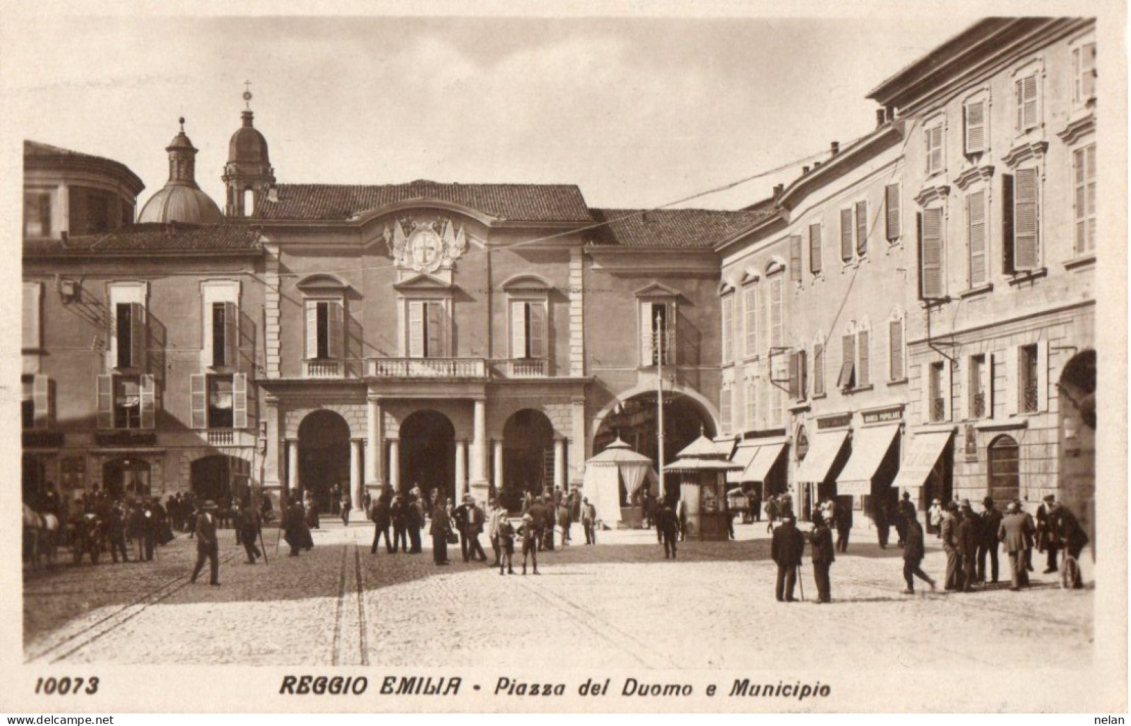 REGGIO EMILIA - PIAZZA DEL DUOMO E MUNICIPIO - F.P. - Reggio Nell'Emilia