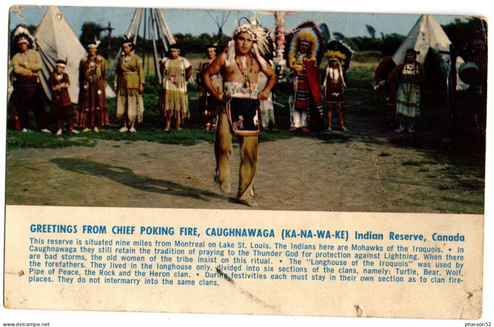 Chief Poking Fire And Iroquois Dancers - Non Classificati