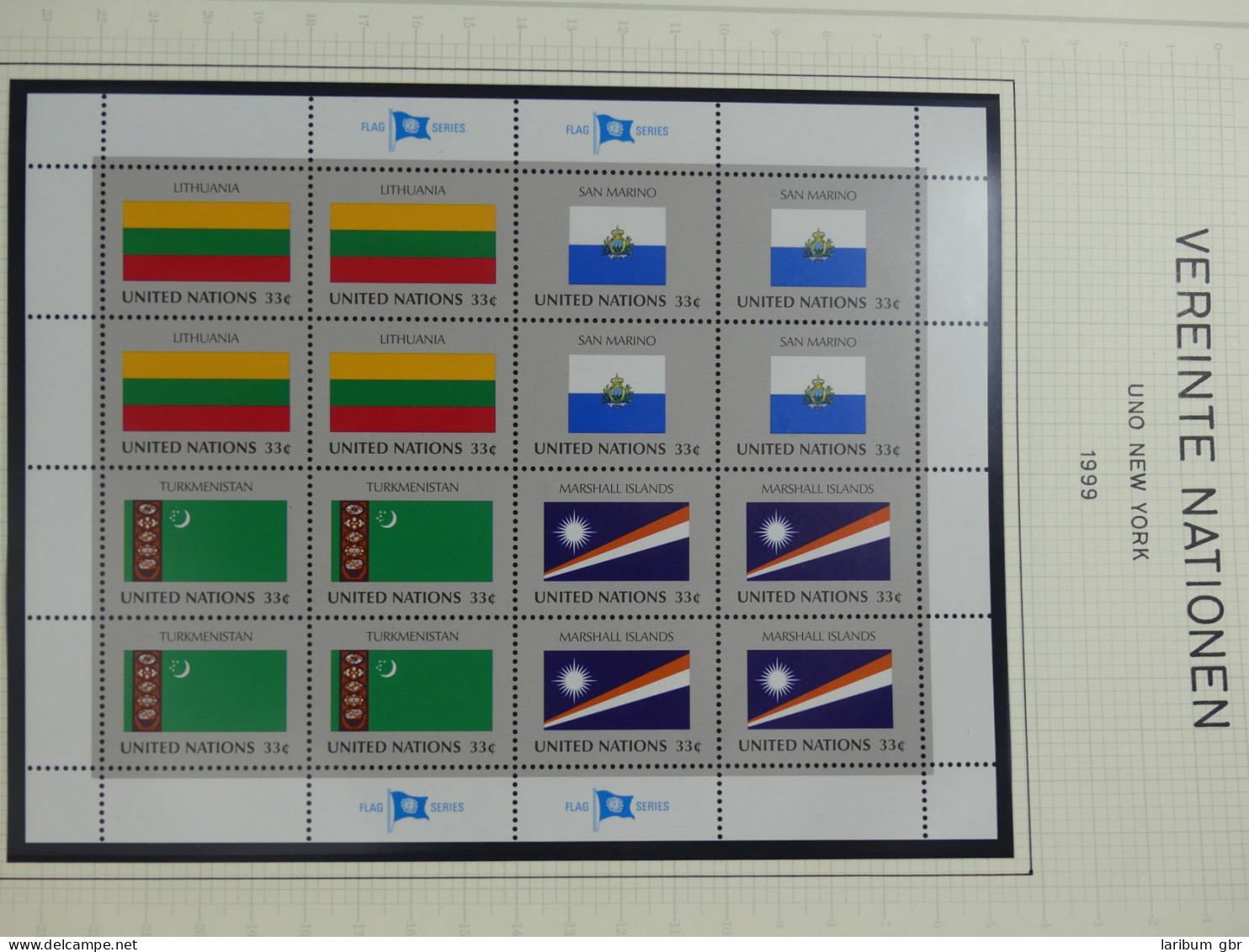 Vereinte Nationen New York ** Besammelt Auf Selbstgestalteten Seiten #LY902 - Andere & Zonder Classificatie