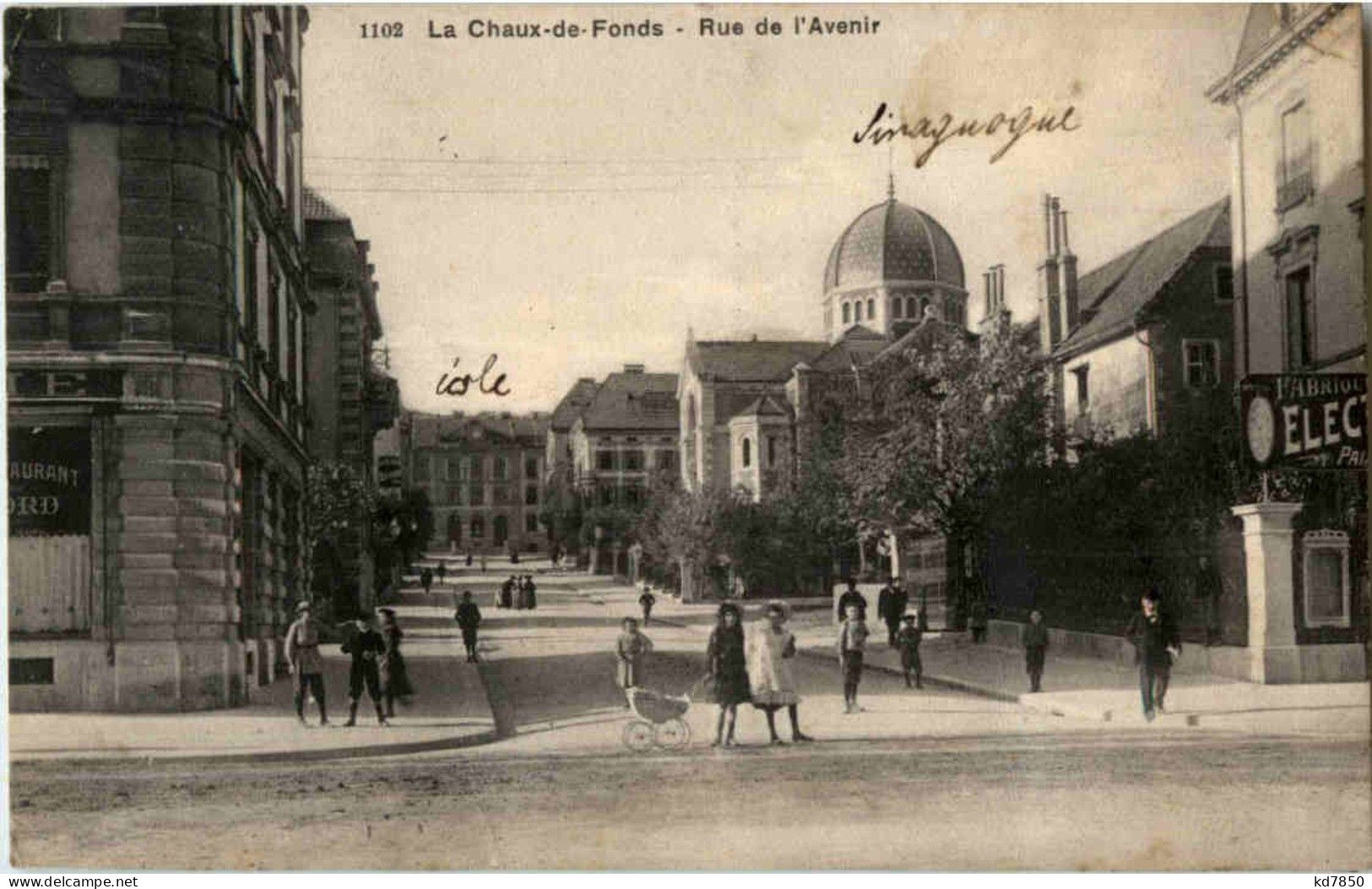 La Chaux De Fonds - Rue De L Avenir Synagoge - La Chaux-de-Fonds