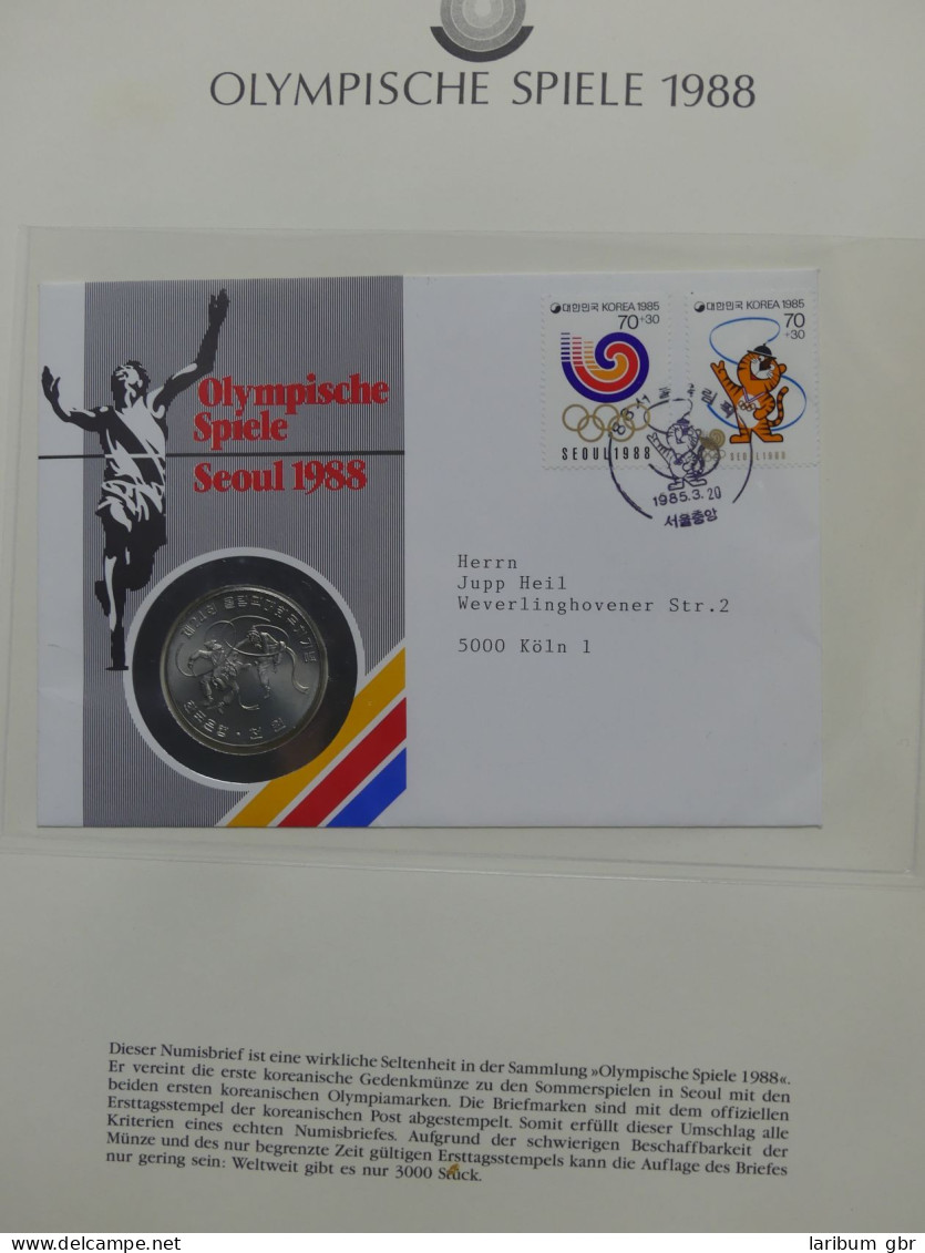 Motiv Olympia Spiele 1988 Auf Borek-Seiten #LY883 - Other & Unclassified
