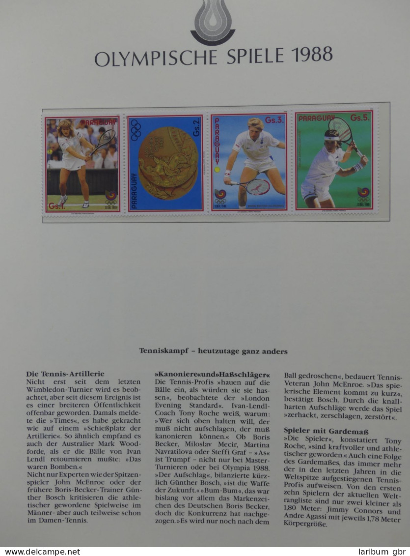 Motiv Olympia Spiele 1988 Auf Borek-Seiten #LY882 - Otros & Sin Clasificación
