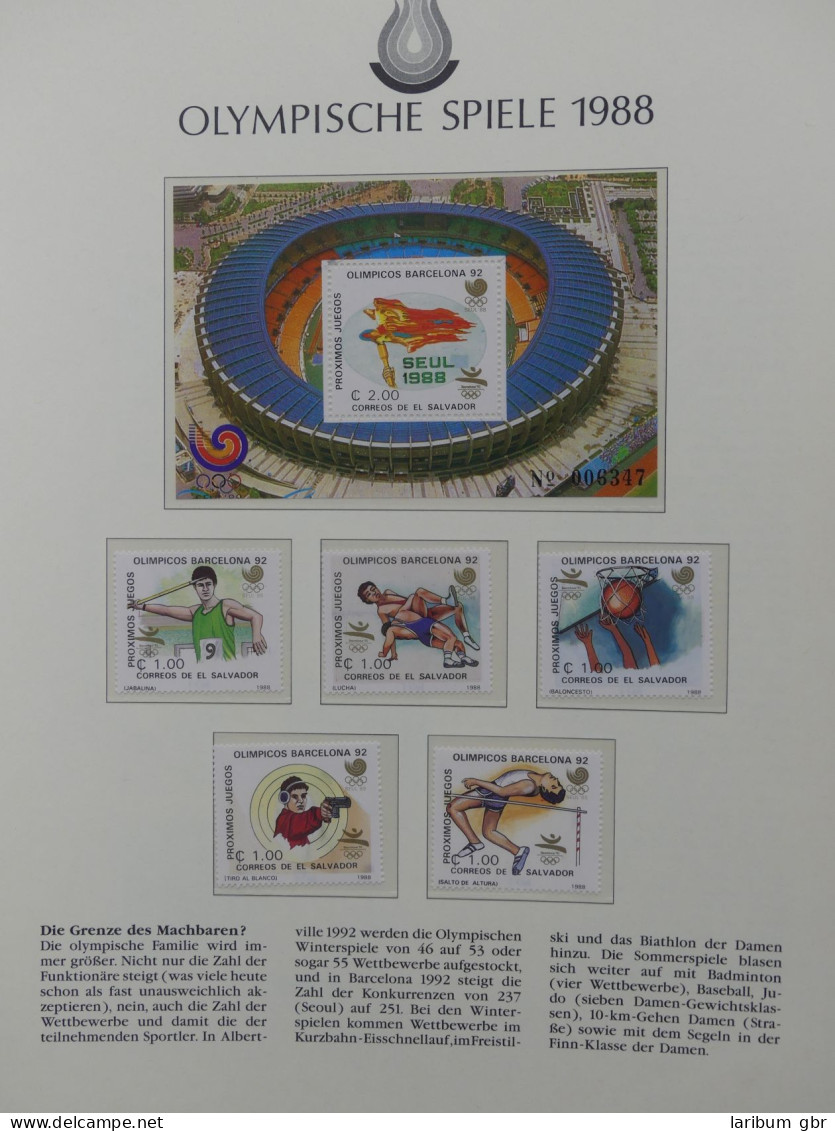 Motiv Olympia Spiele 1988 auf Borek-Seiten #LY882