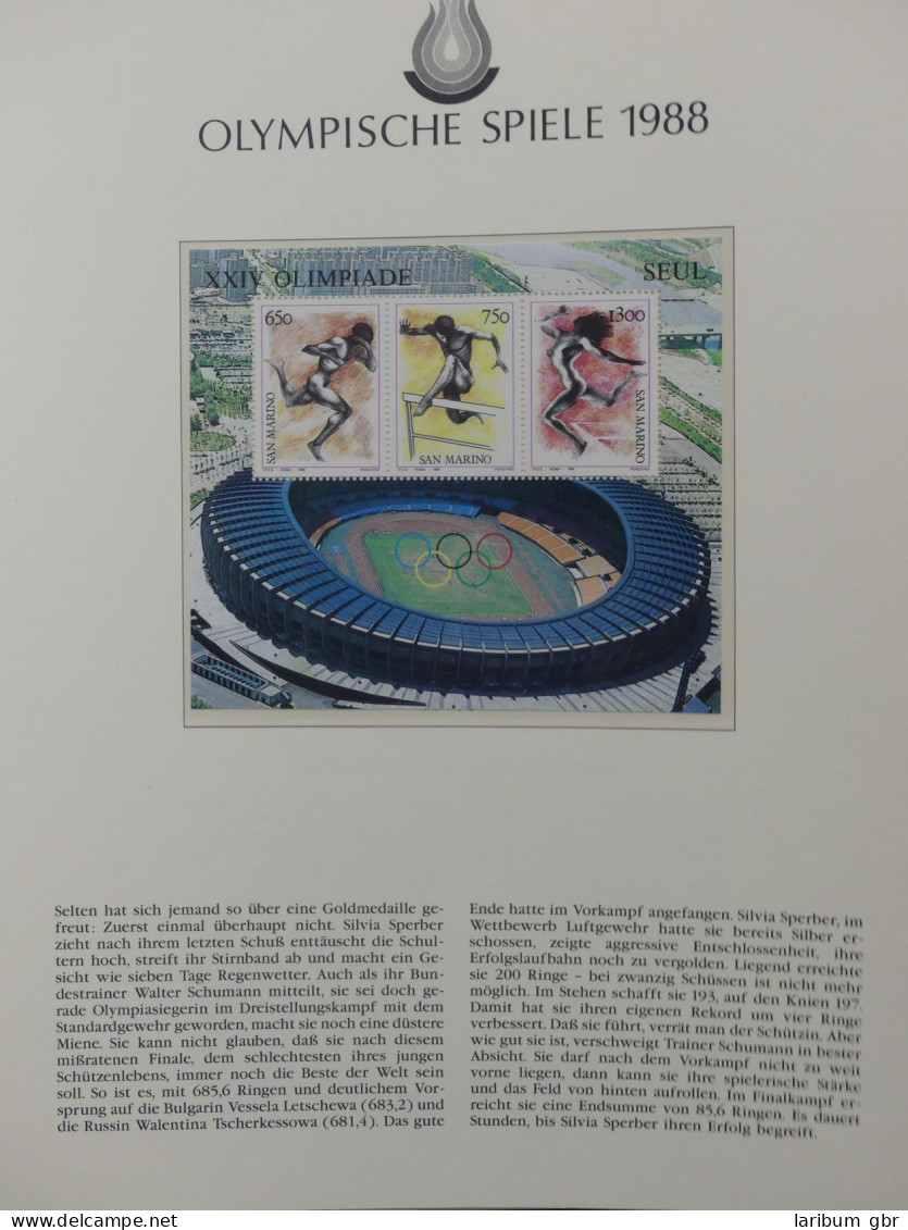 Motiv Olympia Spiele 1988 auf Borek-Seiten #LY882