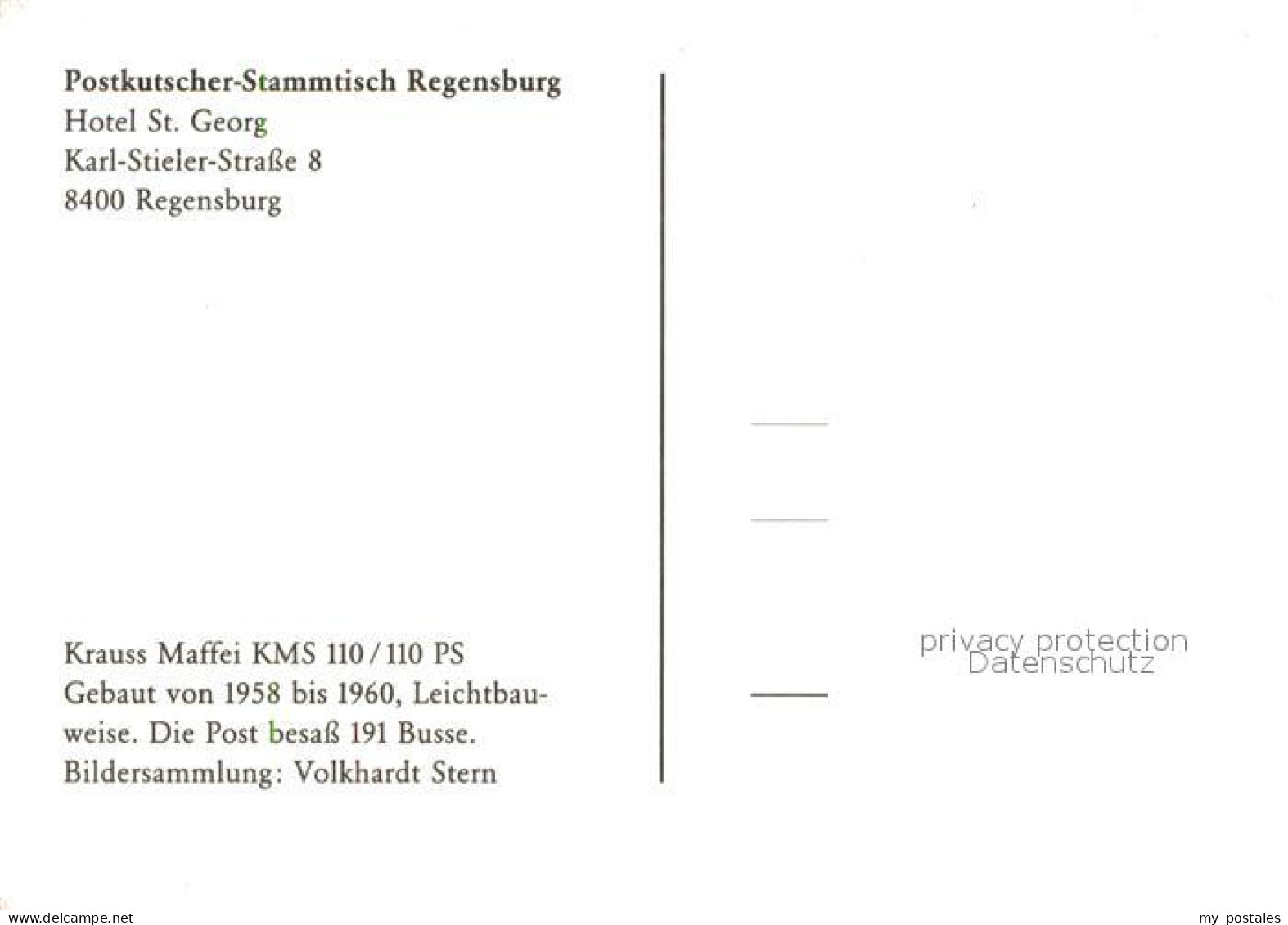 73647792 Regensburg Postkutscher Stammtisch Regensburg - Regensburg