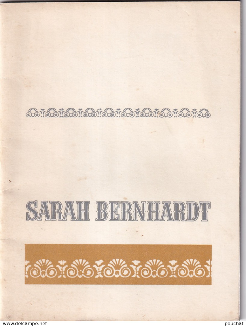 AA+ 132- LIVRET THEATRE SARAH BERNHARDT , PARIS - " LES PETITS RENARDS " - COMEDIENS ET PUBLICITES  - Théâtre