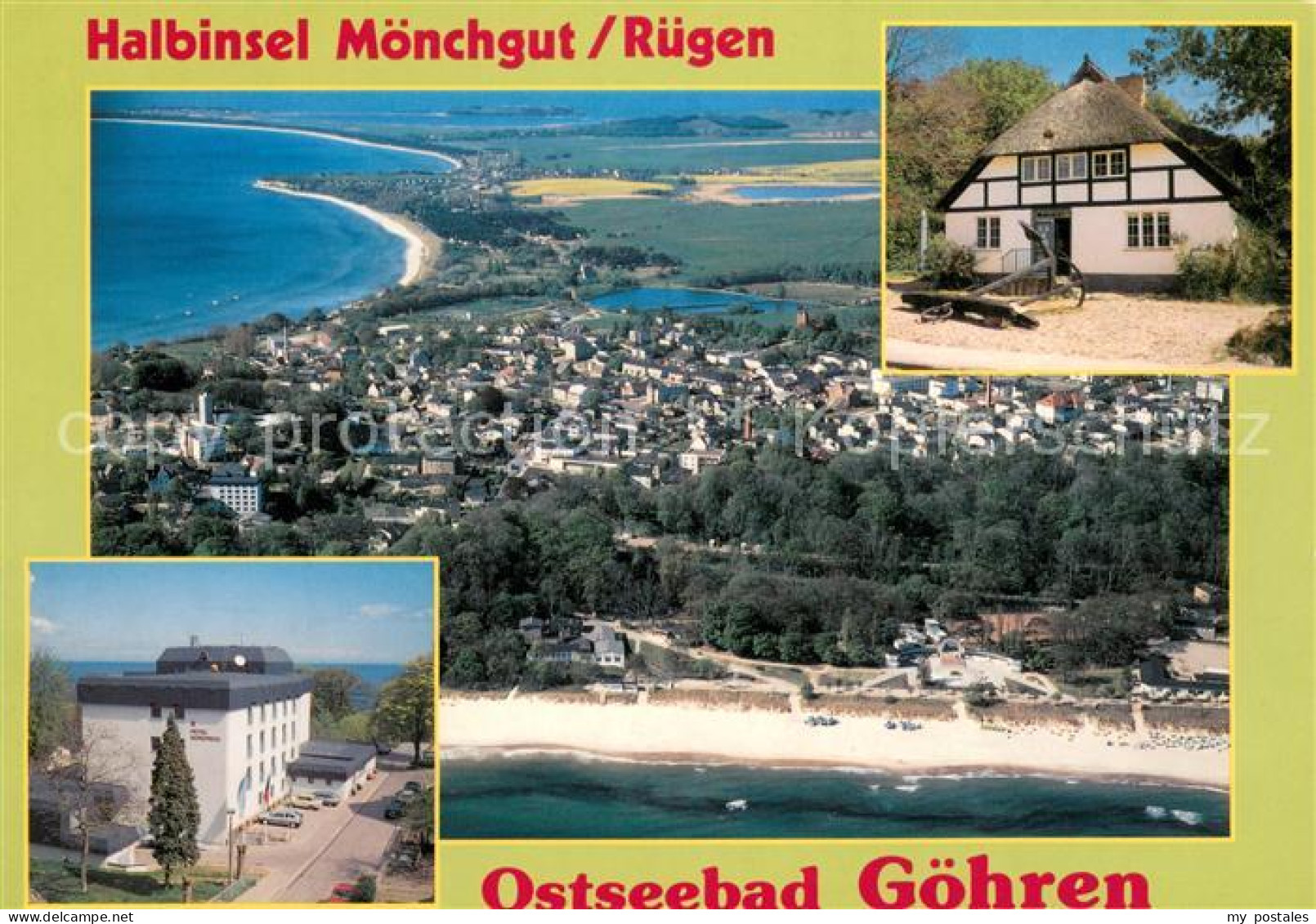 73647707 Goehren Ruegen Panorama Mit Halbinsel Moenchgut Hotel Nordperd Moenchgu - Sonstige & Ohne Zuordnung