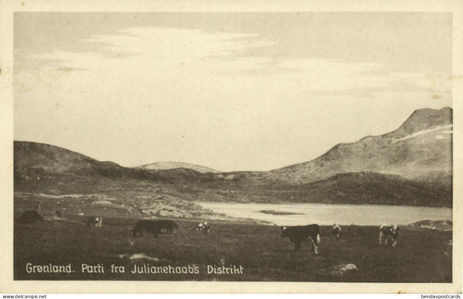 Denmark, GREENLAND GRØNLAND, Parti Fra Julianehaabs Distrikt (1920s) Postcard - Greenland