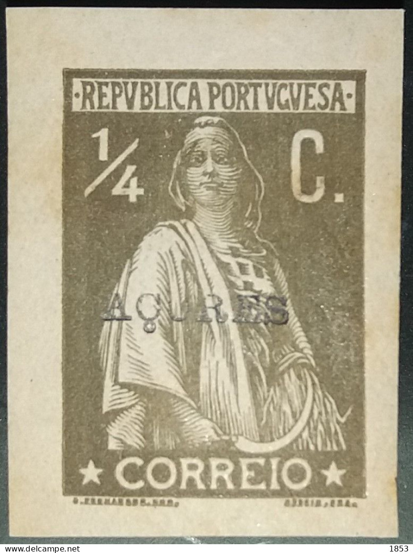 AÇORES - PROVAS - TIPO CERES - Ensayos & Reimpresiones