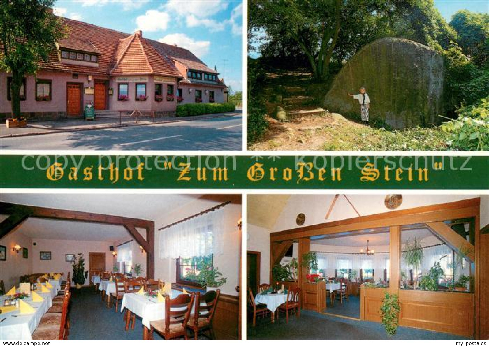 73647628 Oderberg Mark Gasthof Zum Grossen Stein Gastraeume Oderberg Mark - Andere & Zonder Classificatie