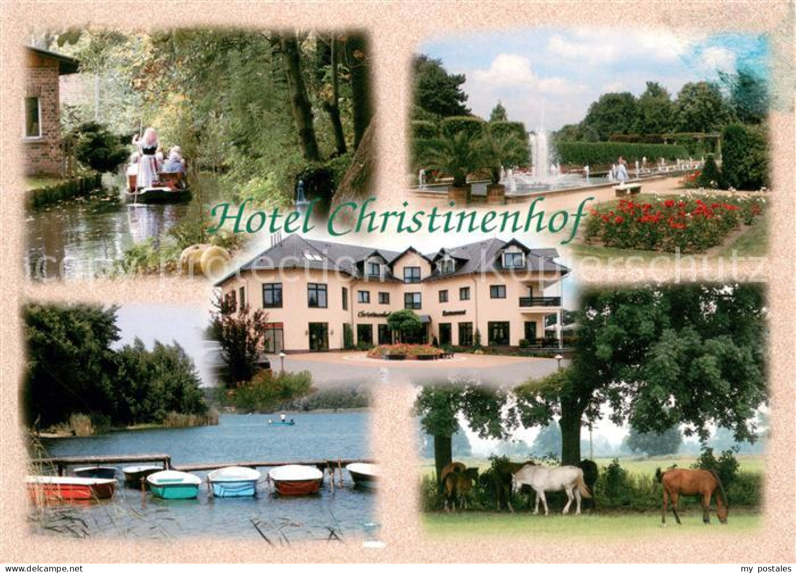 73647565 Tauer Hotel Christinenhof Spreewald Ostdt Rosengarten Forst Naherholung - Sonstige & Ohne Zuordnung