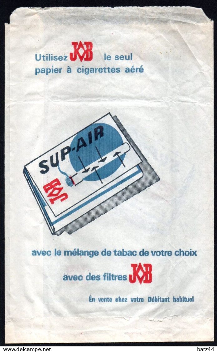 Sachet Cartes Postales ( De Mémoire ) Papier Sup-Air Job Le Seul Papier à Cigarette Aéré - Reclame-artikelen