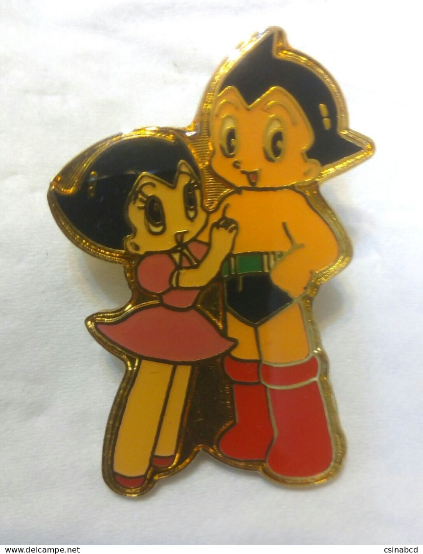 Rare 1995 Astro Boy Pin Badge Tezuka Retro Anime - Comics