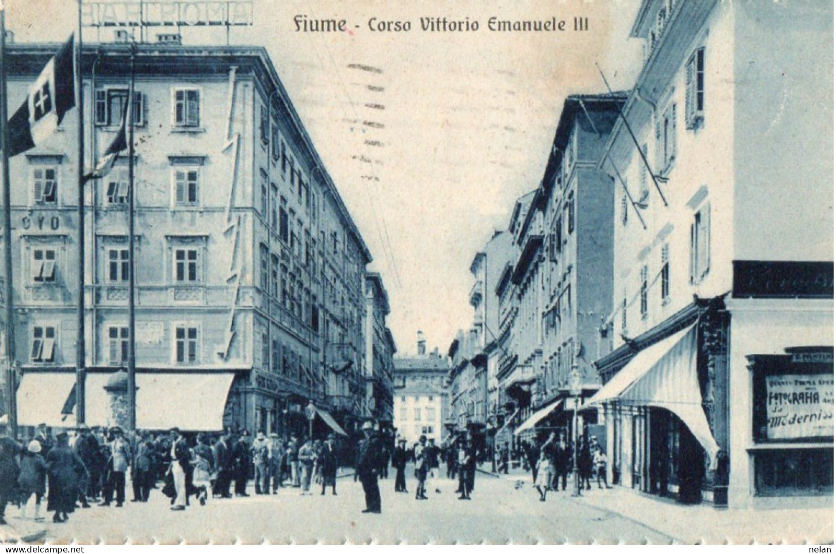 CROAZIA - FIUME - CORSO VITTORIO EMANUELE - F.P. - Croacia