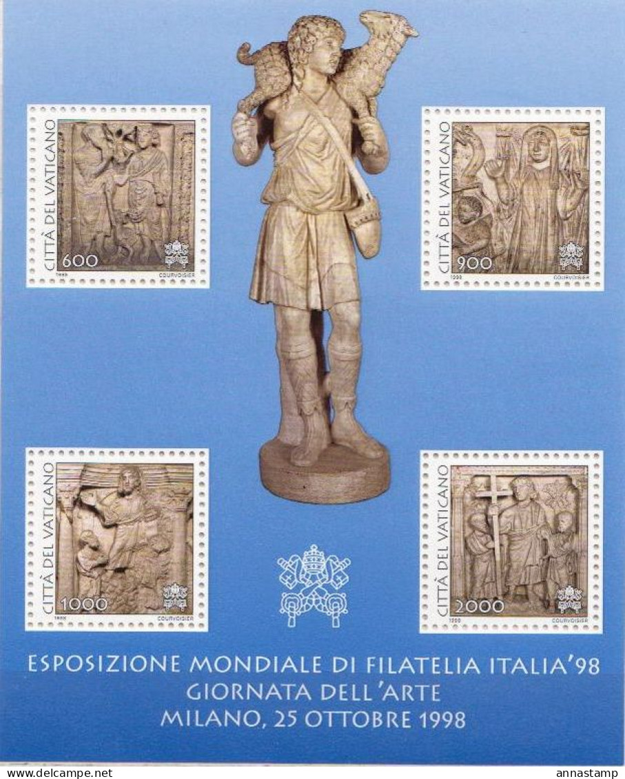 Vatican MNH Minisheet - Beeldhouwkunst