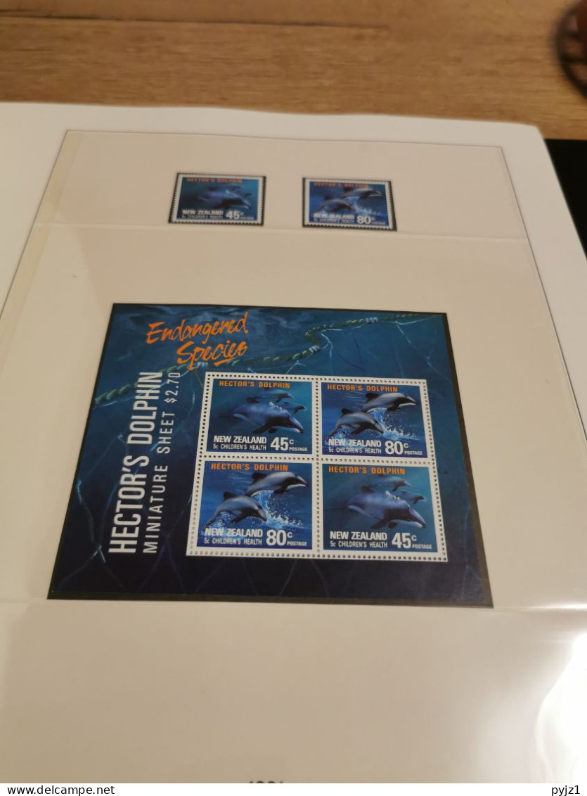 1991 MNH New Zealand According To Lindner-T Album Postfris** - Komplette Jahrgänge