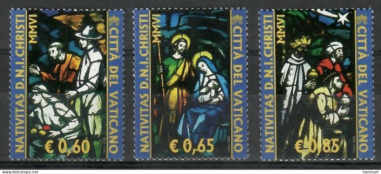 Vatican City 2006 Mi 1566-1568 MNH  (ZE2 VTC1566-1568) - Autres