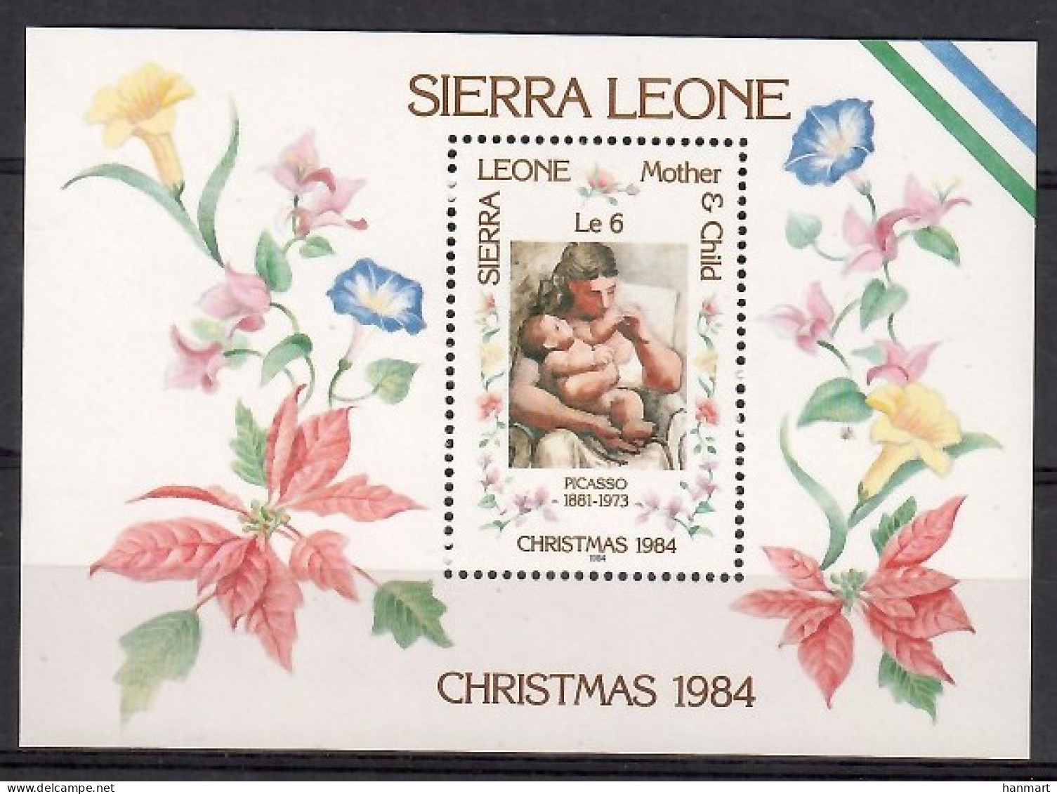 Sierra Leone 1984 Mi Block 25 MNH  (ZS5 SRRbl25) - Christmas