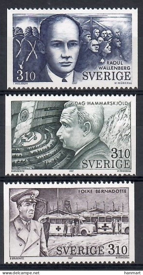 Sweden 1987 Mi 1443-1445 MNH  (ZE3 SWD1443-1445) - Autres & Non Classés